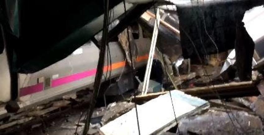 [VIDEO] Grabación muestra cómo quedó la estación Hoboken tras impacto de tren