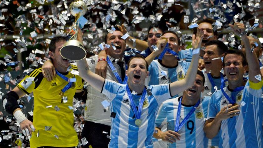 Mundial de futsal: Argentina derrota a Rusia y se corona campeón por primera vez