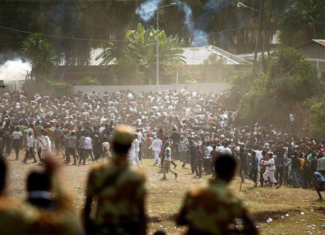 Una decena de muertos dejó una estampida en Etiopía