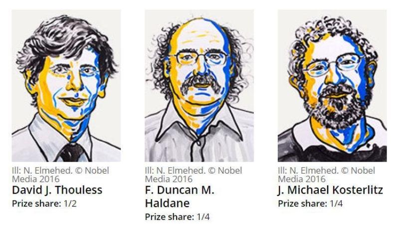 Trío de científicos británicos se queda con el premio Nobel de Física 2016