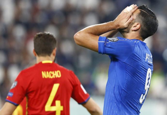 Delantero de Italia marginado de la selección por no saludar al DT cuando fue reemplazado