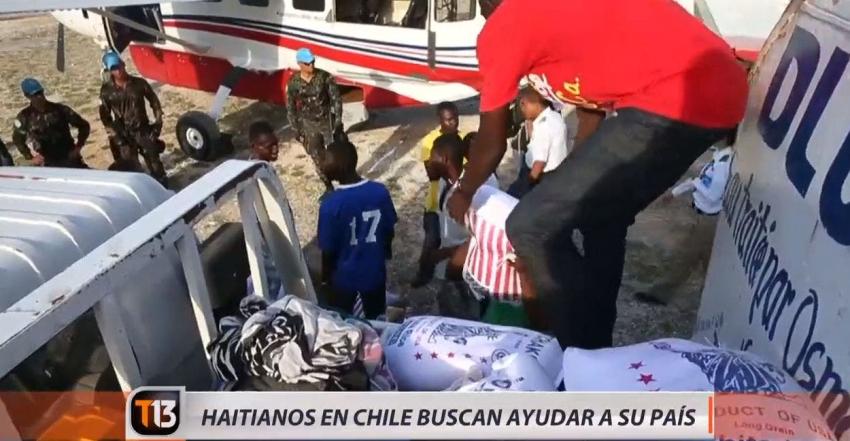 [VIDEO] Haitianos en Chile buscan ayudar a su país
