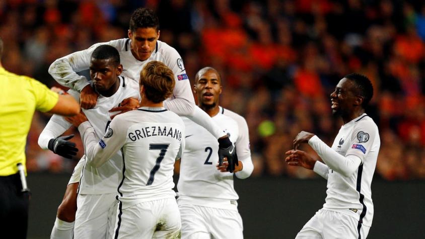 Francia supera como visitante a Holanda en clasificatorias para Rusia 2018