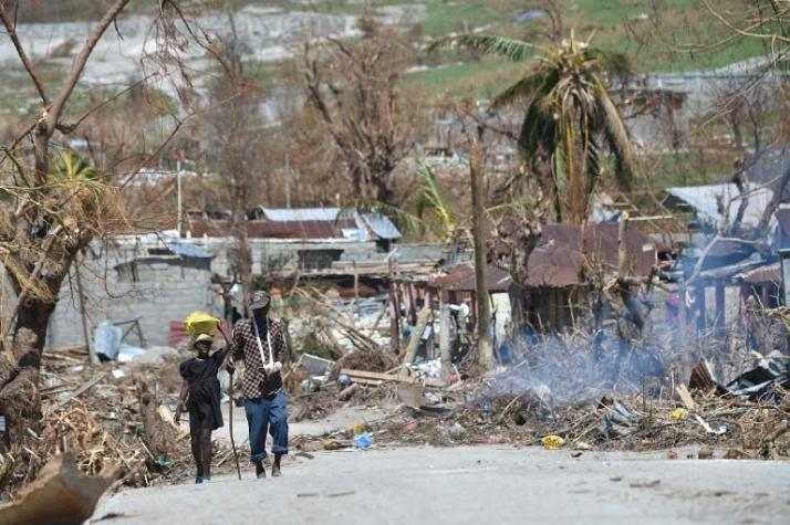 Secretario general de la ONU visita Haití, devastado por el hucarán Matthew