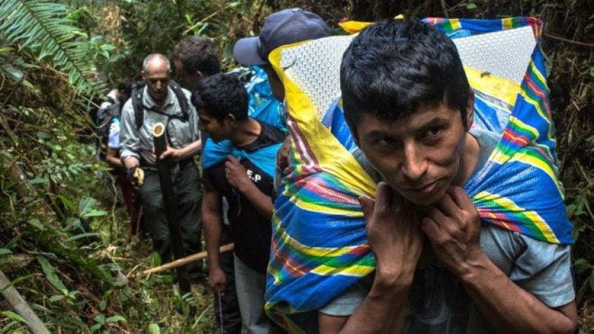 Los exploradores tras la pista de El Dorado, la ciudad inca perdida en el Amazonas peruano