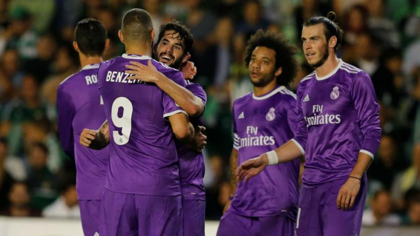 Real Madrid "aplasta" al Betis de Felipe Gutiérrez y sigue como líder en España