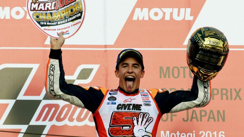Marc Márquez gana en Japón y se proclama campeón mundial de MotoGP