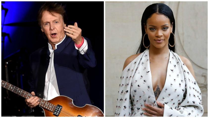 Rihanna es invitada sorpresa de McCartney en festival Desert Trip