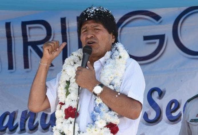 Evo Morales anunció construcción de tren bioceánico con Perú