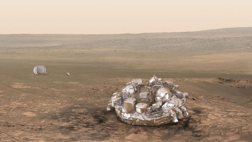 Sonda ExoMars aterriza en Marte para buscar vida