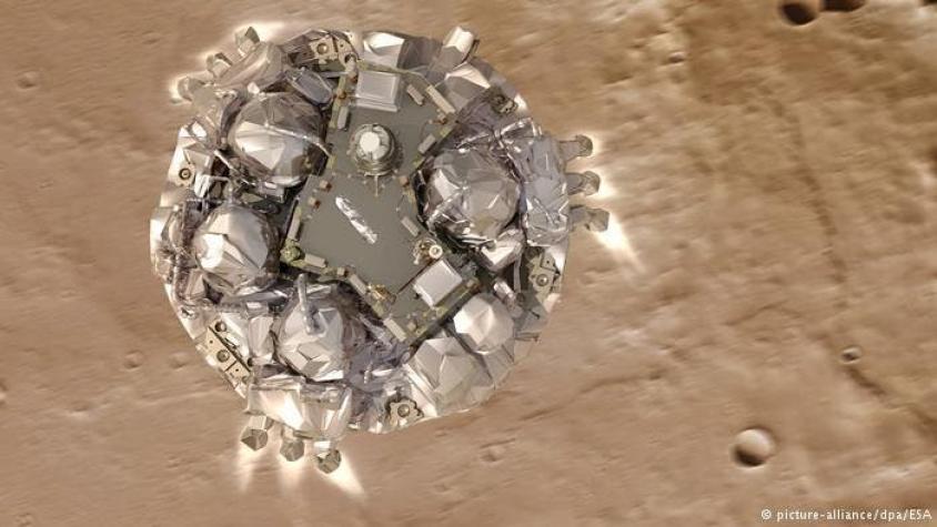 Europa aterrizó exitosamente en Marte con módulo "Shiaparelli"