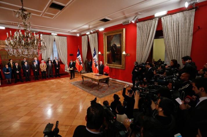 [VIDEO] Así fue el cambio de ministros que anunció la Presidenta Michelle Bachelet