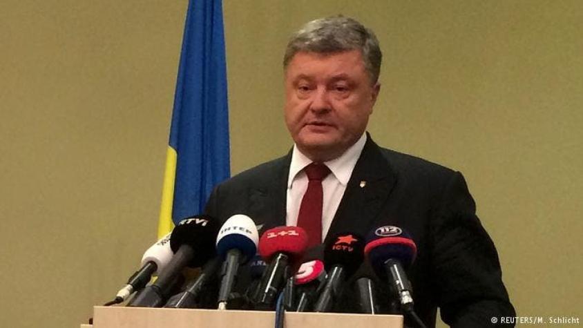 Poroshenko anuncia hoja de ruta para Ucrania
