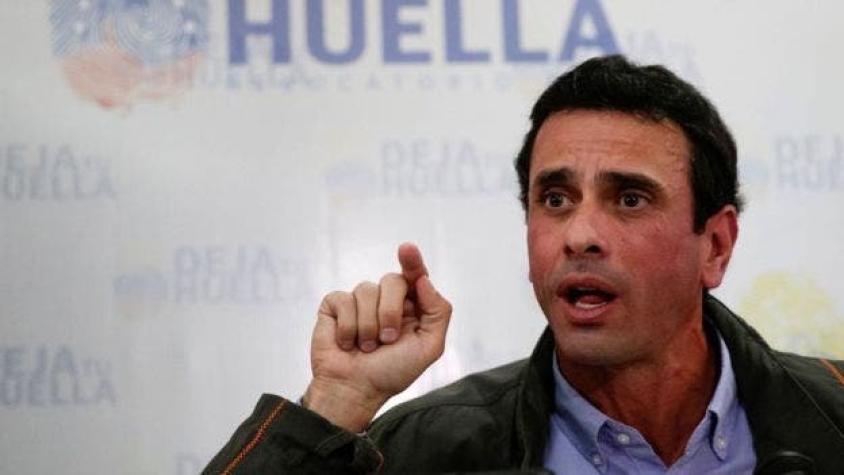 Venezuela: Líder opositor Capriles niega inicio de diálogo con gobierno