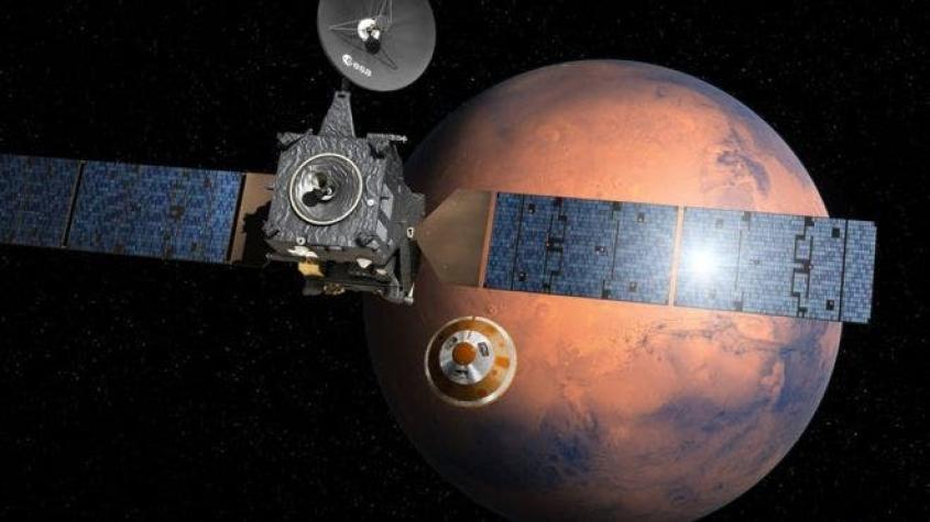 "Se estrelló a gran velocidad": el aparente trágico final en Marte de la sonda Schiaparelli