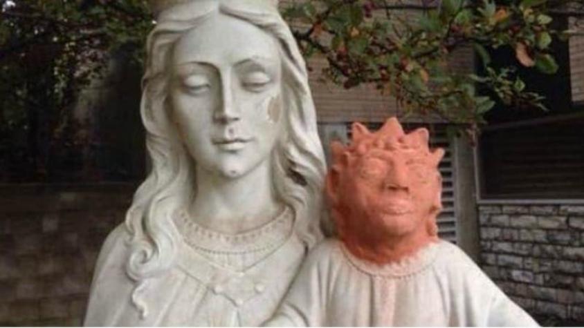 Controversial restauración de escultura católica recuerda al “Ecce Homo de Borja”