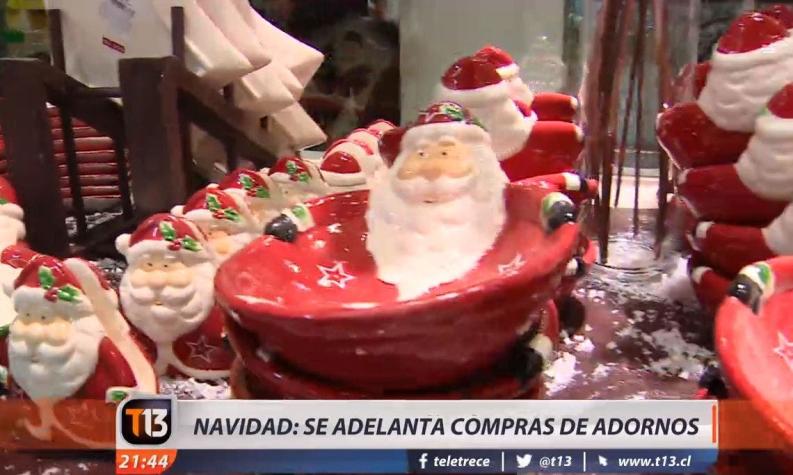 [VIDEO] La venta de adornos navideños se adelanta en barrio Meiggs