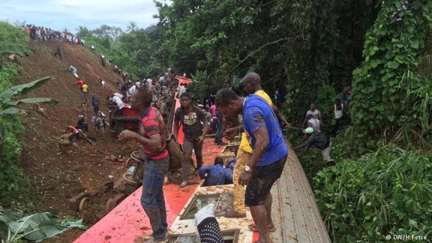 Descarrilamiento en Camerun deja más de 70 personas fallecidas