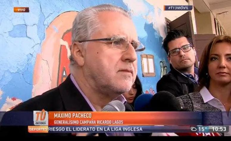 [VIDEO] Máxico Pacheco llega a votar y reitera llamado a participar en elecciones