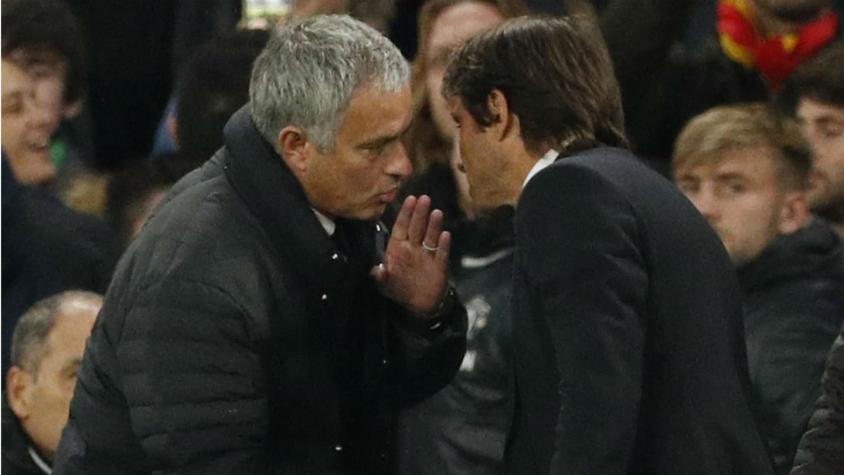 Mourinho encara a técnico de Chelsea por gestos que consideró una "humillación"