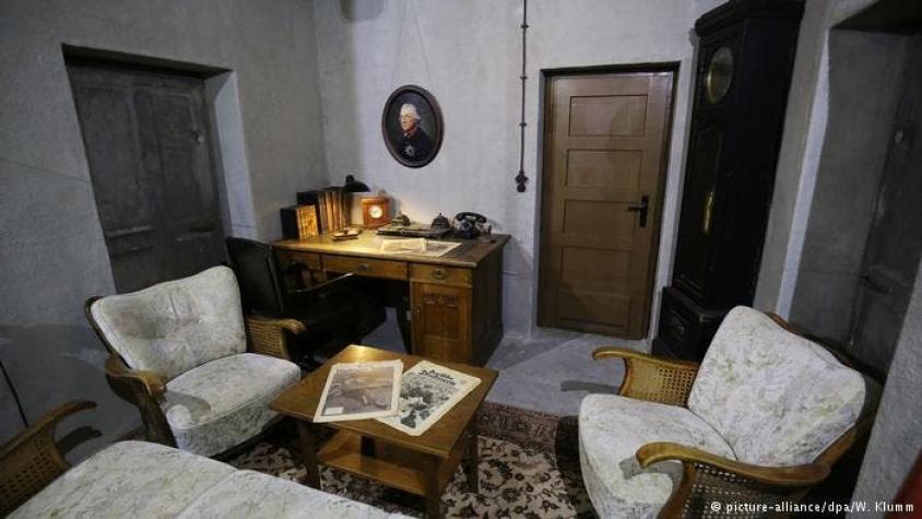 Berlín: museo recrea habitaciones de Hitler en el búnker
