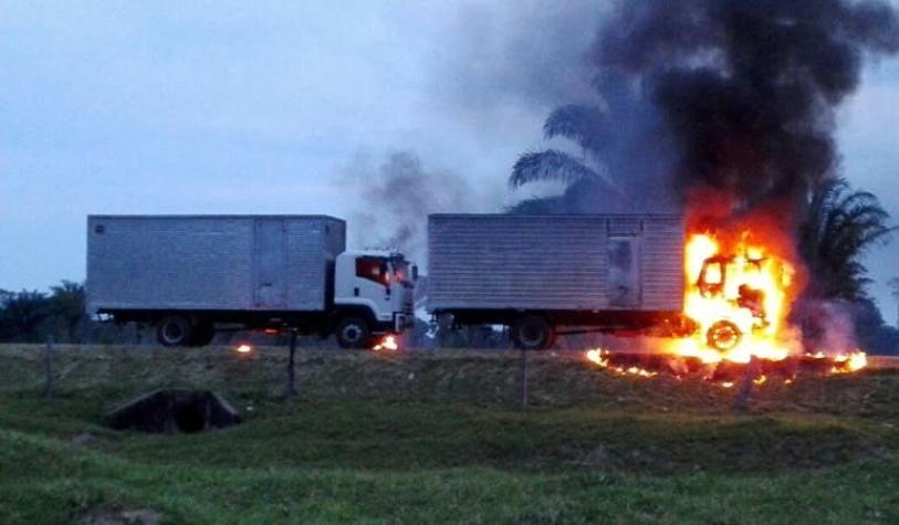 Posible atentado del ELN deja dos camioneros muertos en Colombia