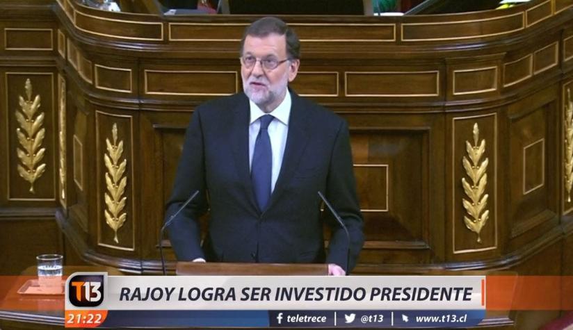 [VIDEO] Rajoy logra ser investido presidente de España