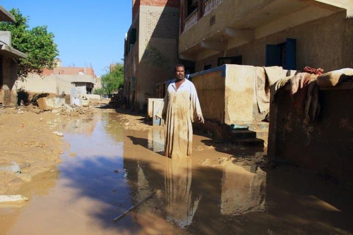 Al menos 22 muertos por inundaciones en Egipto