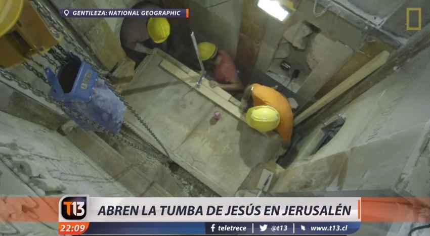 [VIDEO] Científicos destapan la tumba de Jesús