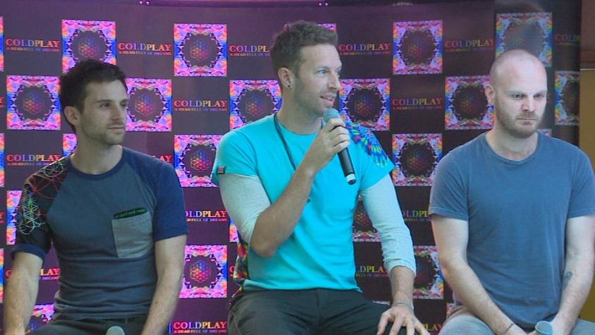Coldplay y Jay Z se presentaron en un concierto contra la pobreza en la India