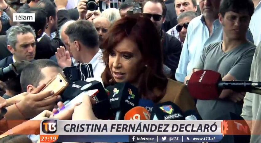 [VIDEO] Cristina Fernández acusa persecución frente a nuevo caso que la implica