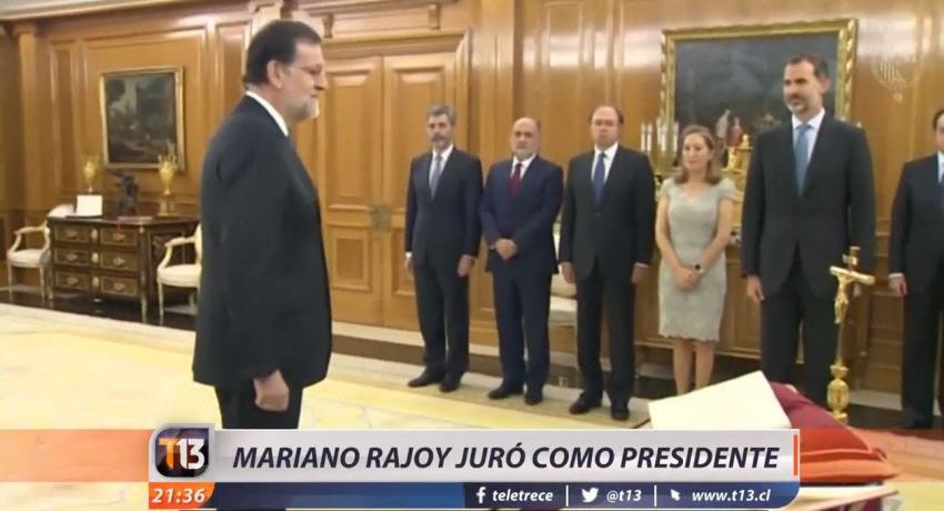 [VIDEO] Rajoy juró ante el Rey como presidente de España