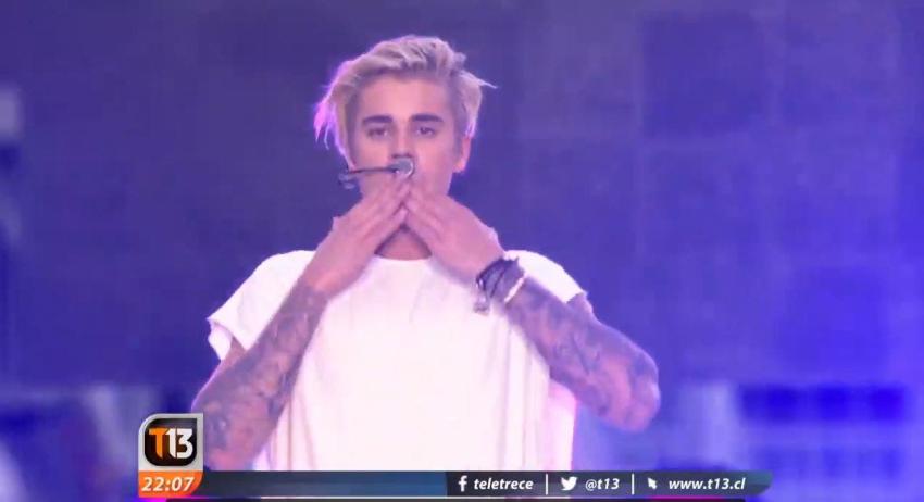 [VIDEO] Locura por las entradas del concierto de Justin Bieber en Chile