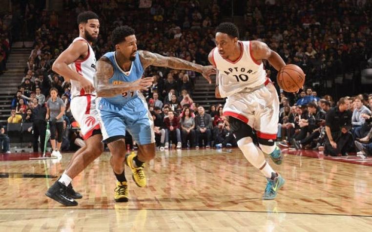 DeRozan y Lowry se desbordan en triunfo de Raptors sobre Nuggets en NBA