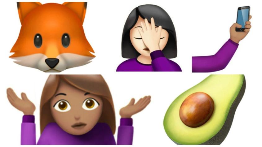 Llegan nuevos emojis a iOS: La encogida de hombros, la selfie, la palta y muchos más