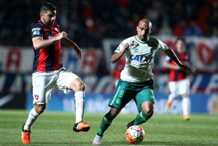 San Lorenzo y Chapecoense igualan y dejan en suspenso semifinal de Copa Sudamericana
