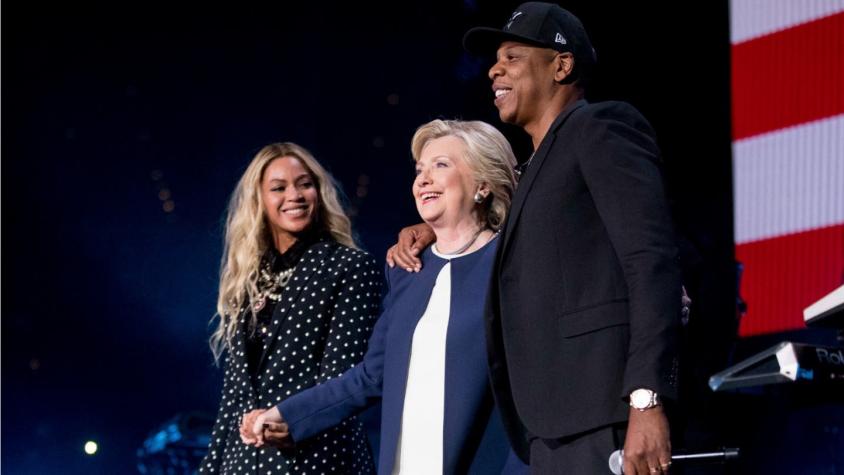 Beyoncé y Jay Z se presentan en concierto a favor de Hillary Clinton