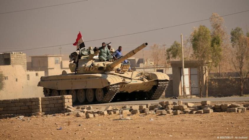 Fuerzas iraquíes en la última ciudad en el sur de Mosul