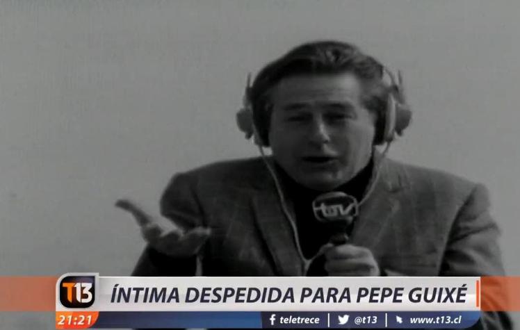 [VIDEO] El último adiós del gran periodista y actor Pepe Guixé