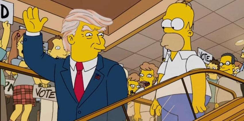 [VIDEO] El día en que "Los Simpson" predijeron la llegada de Donald Trump a la Casa Blanca