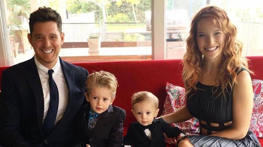 Confirman que hijo del cantante Michael Bublé padece de cáncer al hígado