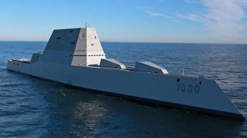 Cómo es el futurista buque de guerra cuyas municiones la fuerza naval de EE.UU. no puede pagar