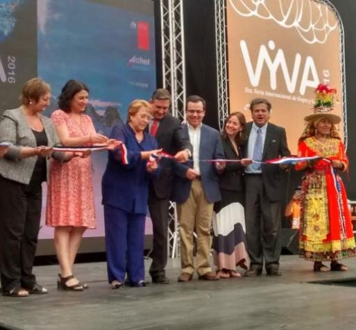 Presidenta Bachelet inaugura Feria de Viajes y Vacaciones 2016