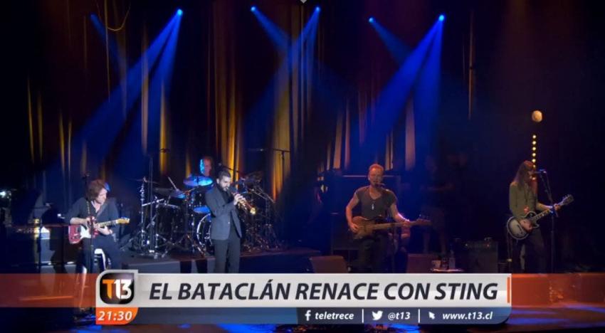 [VIDEO] El teatro Bataclan renace con Sting a un año de los atentados