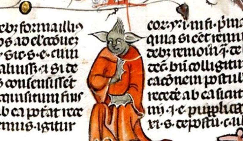¿Maestro Yoda? ¿Picasso? Las divertidas criaturas que adornan manuscritos medievales