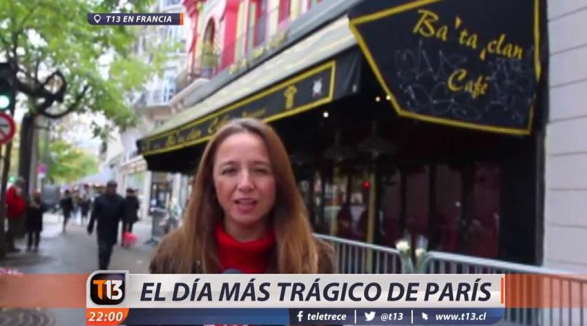 [VIDEO] T13 conversó con los amigos y familia de las víctimas chilenas en el Bataclán