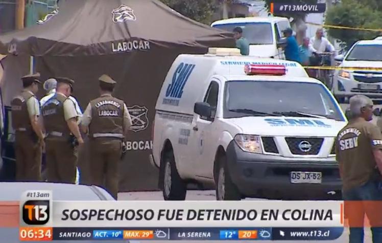 Detienen a hombre acusado de asesinar a carabinero en Lo Prado