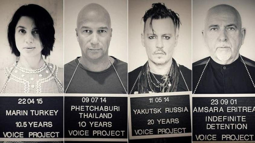 Ana Tijoux es parte de la campaña "Prisioneros por el arte" junto a Peter Gabriel y Johnny Depp
