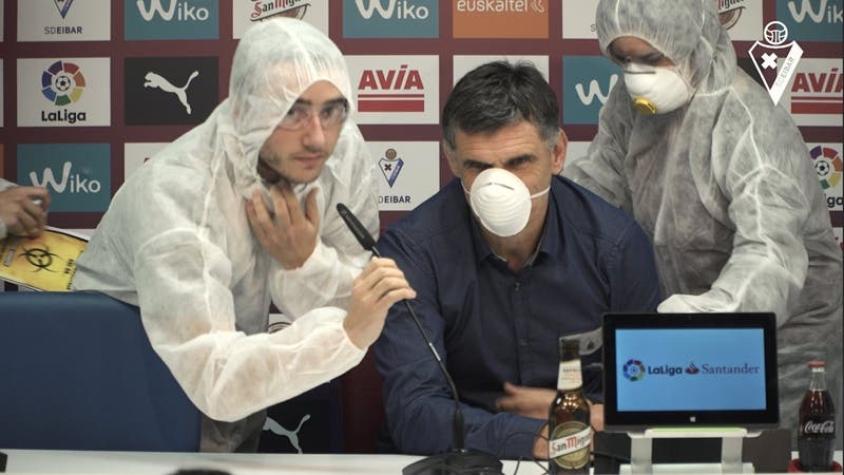 [VIDEO] Alerta de "virus" obliga a evacuar conferencia de prensa en España