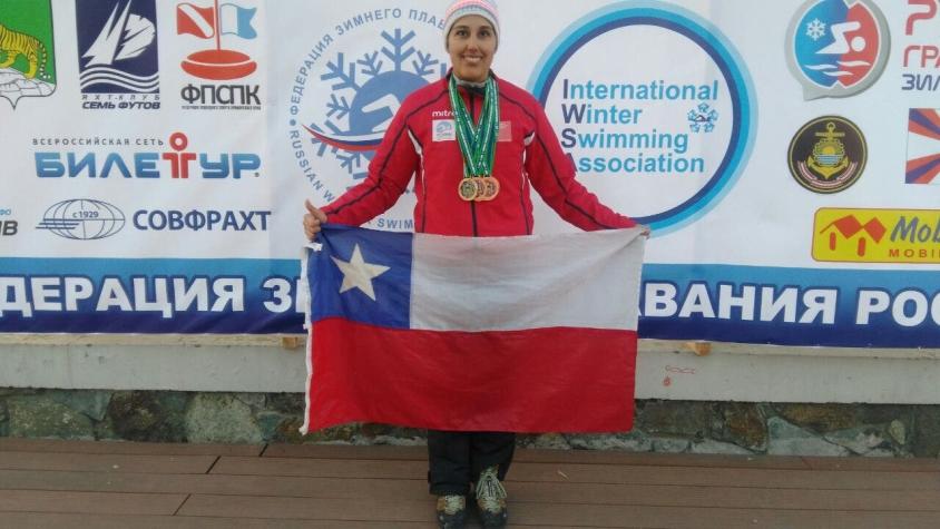 Bárbara Hernández obtiene nueva medalla de oro en el Mundial de Invierno de Rusia